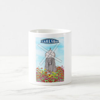Taza De Café Los campos de flores de Carlsbad California