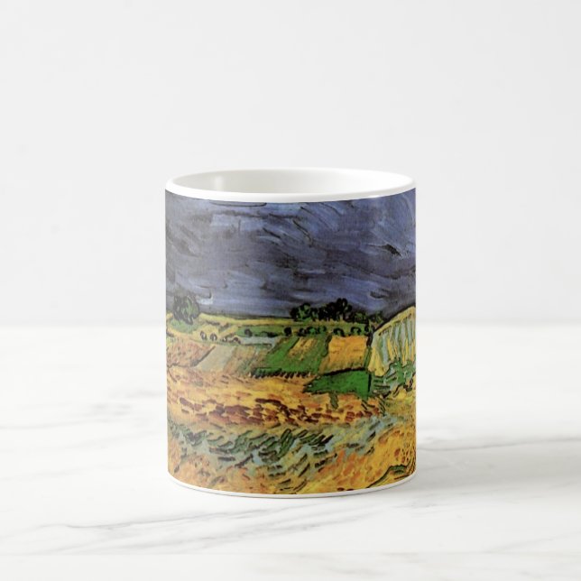 Taza De Café Los campos de Vincent van Gogh (Centro)