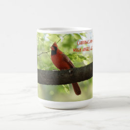 Taza De Café ¡Los cardenales aparecen cuando los ángeles están