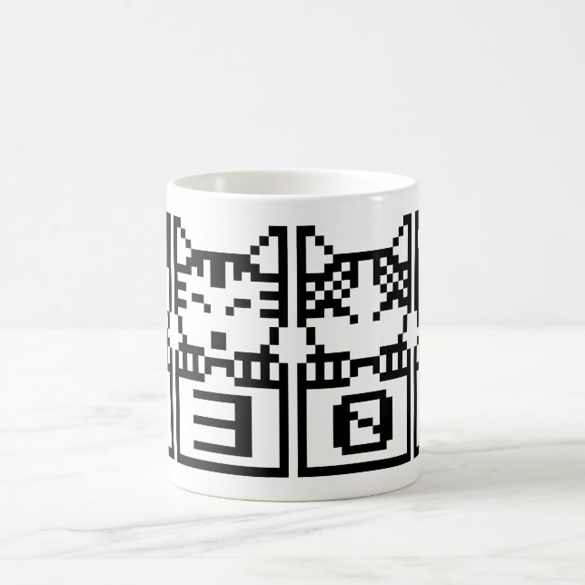 TAZA DE CAFÉ LOS CATS M30W DE 8 BITS (Centro)