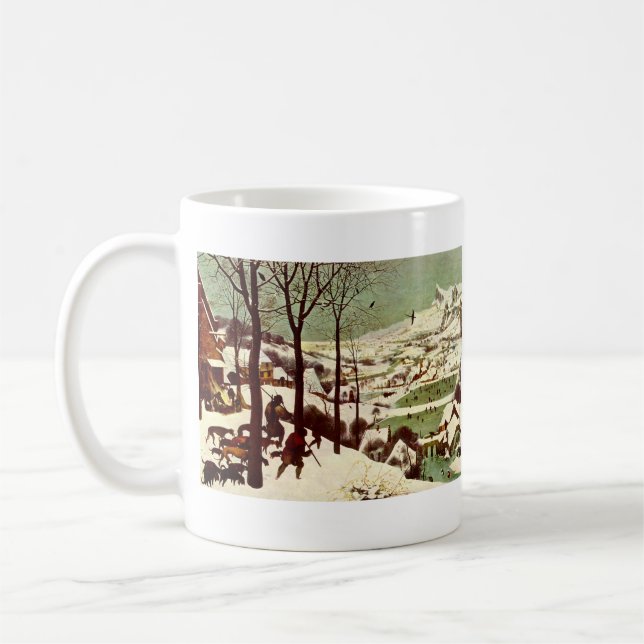 Taza De Café Los cazadores en la nieve - 1565 (Izquierda)