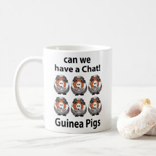 Taza De Café Los cerdos de Guinea pueden tener una charla diver