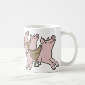 Taza De Café Los cerdos están listos para volar el tazón humorí