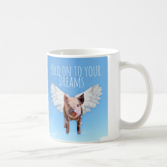 Taza De Café Los cerdos pudieron volar (Derecha)