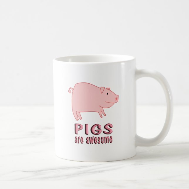 Taza De Café Los cerdos son impresionantes (Derecha)