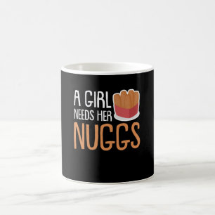 Taza De Café Los chicas de las pepitas de pollo necesitan a su
