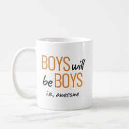 Taza De Café Los Chicos Serán Chicos, Por Ejemplo. Empoderamien