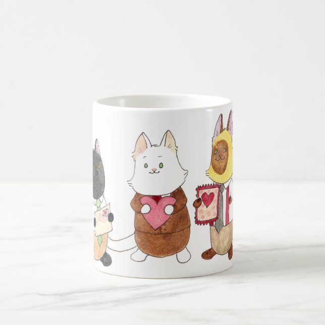 Taza De Café ¡Los chicos y sus valentinas! (Centro)