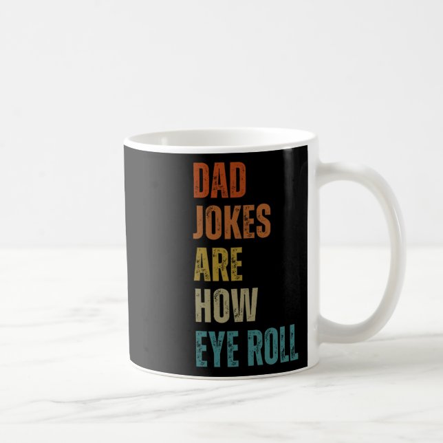 Taza De Café Los Chistes De Papá Son Los Regalos Graciosos Para (Derecha)