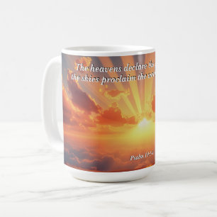 Taza De Café Los cielos declaran la gloria: Dios y el Verso de 