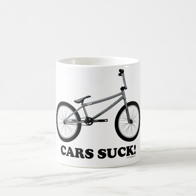 Taza De Café ¡Los coches chupan! (Centro)