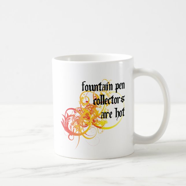 Taza De Café Los colectores de la pluma son calientes (Derecha)