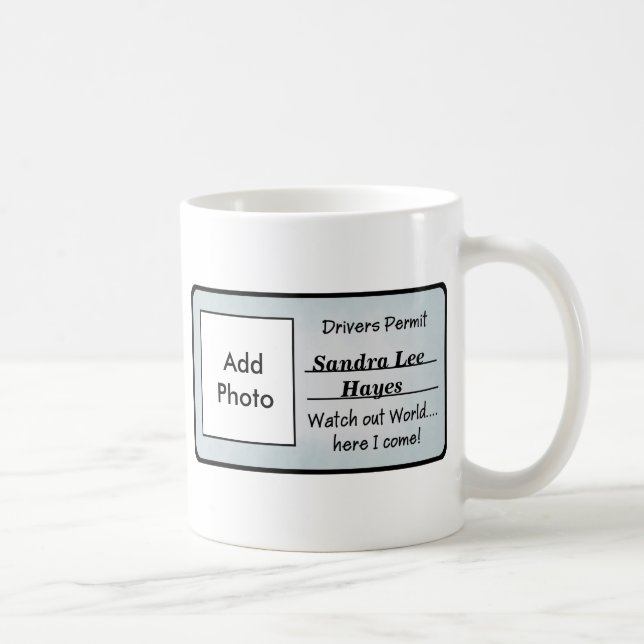 Taza De Café Los conductores de personalizable permiten la mani (Derecha)