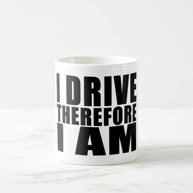 Taza De Café Los conductores divertidos citan chistes que me (Centro)