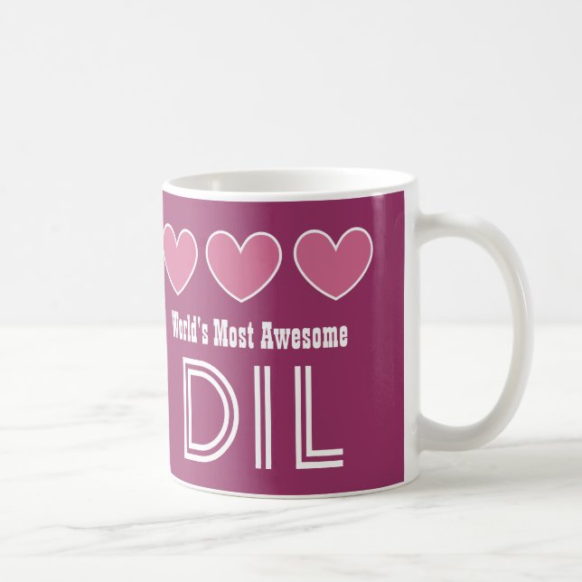 Taza De Café Los corazones más impresionantes de la NUERA del (Derecha)