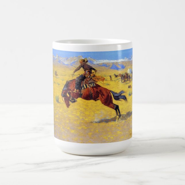 Taza De Café Los Cowboys de Frederic Remington (Centro)