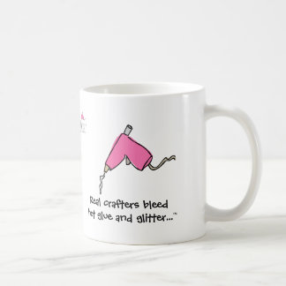 Taza De Café Los crafters reales sangran el pegamento y el