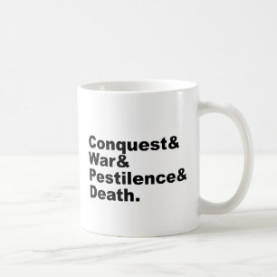 Taza De Café Los cuatro jinetes - Conquista de la muerte por la