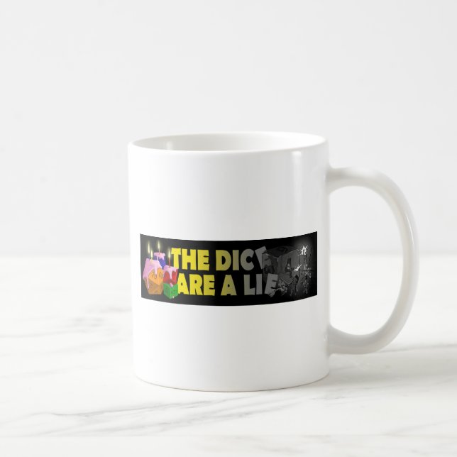 Taza De Café Los dados son una mentira (Derecha)