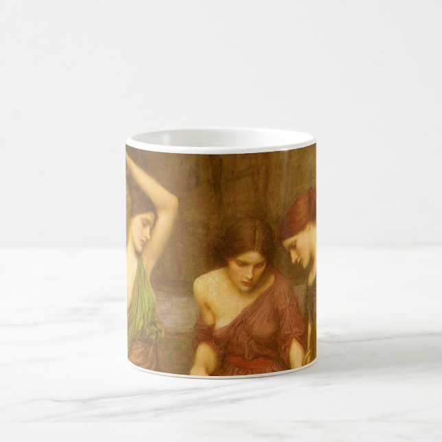 Taza De Café Los Danaides de John William Waterhouse (Centro)