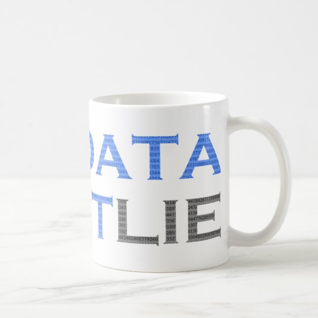 Taza De Café Los datos no mienten a Mug (Derecha)