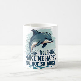 Taza De Café Los delfines me hacen feliz