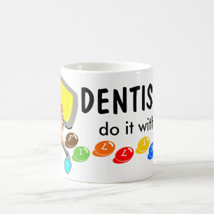Taza De Café Los dentistas lo hacen con el relleno