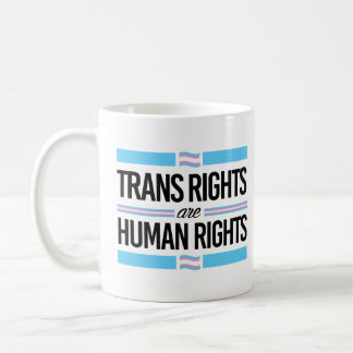 Taza De Café Los derechos transgénero son derechos humanos