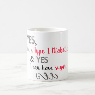 Taza De Café Los diabéticos pueden comer azúcar