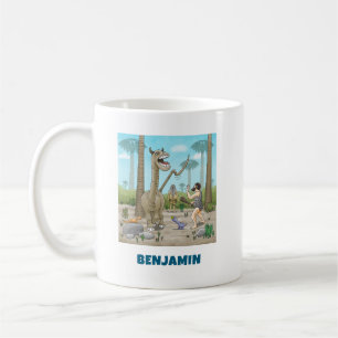 Taza De Café Los dinosaurios conocen a la Edad de Piedra