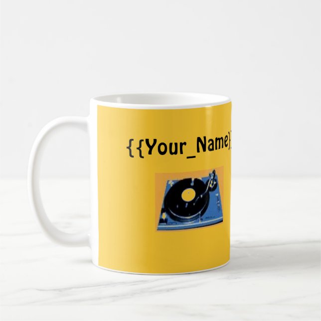 Taza De Café Los DJ hacen la música (Izquierda)