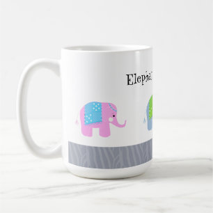 Taza De Café Los elefantes indios son geniales