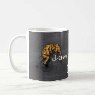 Taza De Café ¡Los elefantes y las bicicletas son iguales!