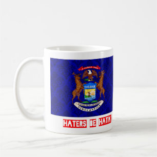 Taza De Café Los enemigos sean hatin Michigan