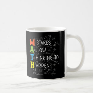Taza De Café Los errores de la MATH permiten que el pensamiento