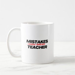 Taza De Café Los errores son mi mejor motivación docente para t