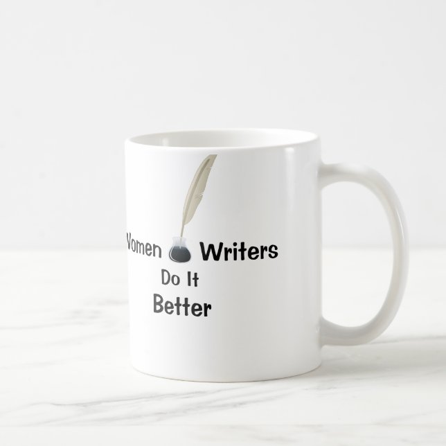 Taza De Café Los escritores de las mujeres mejora (Derecha)