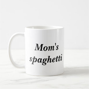 Taza De Café Los espaguetis de la mamá