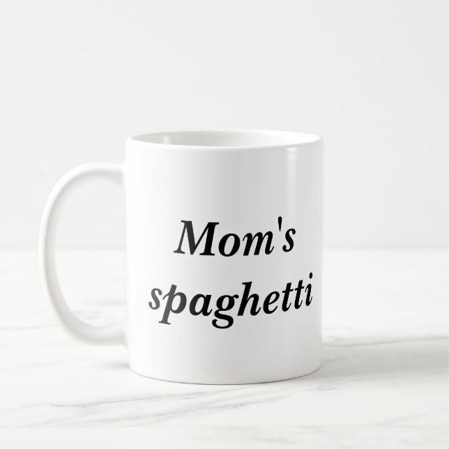 Taza De Café Los espaguetis de la mamá (Izquierda)