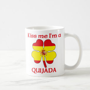 Taza De Café Los españoles personalizados me besan que soy