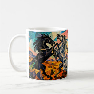 Taza De Café Los espectadores – El lagarto y El cactus