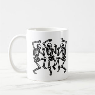 Taza De Café Los esqueletos bailan y se sienten bien vibra