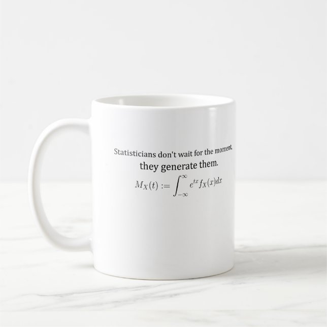 Taza De Café Los estadísticos no esperan (Izquierda)