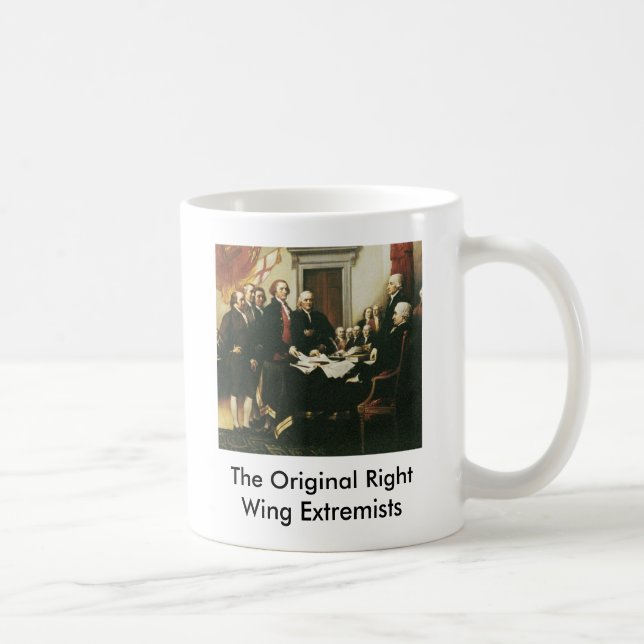 Taza De Café Los extremistas de la derecha originales (Derecha)