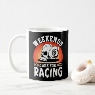 Taza De Café Los Fines De Semana Son Para El Motor De Arte De L