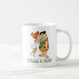 Taza De Café Los Flintstones el   Wilma que besa a Fred