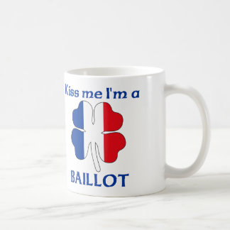 Taza De Café Los franceses personalizados me besan que soy
