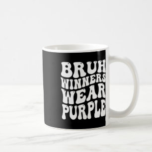 Taza De Café Los ganadores llevan el Purple Team Sports Day Gam
