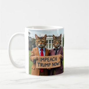 Taza De Café Los Gatos En Los Demandas Impiden A Trump