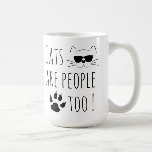Taza De Café Los gatos encantadores también son personas